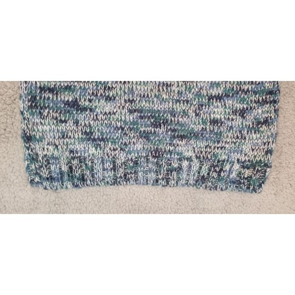 a.n.a A New Approach Womens XS  Mock Neck Sweater Blue Spacedye - Picture 14 of 16